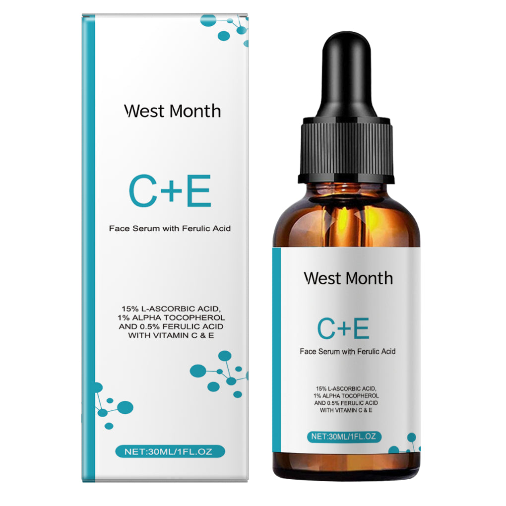 Sérum Visage Vitamine C+E & Acide Férulique – Éclat & Anti-Âge