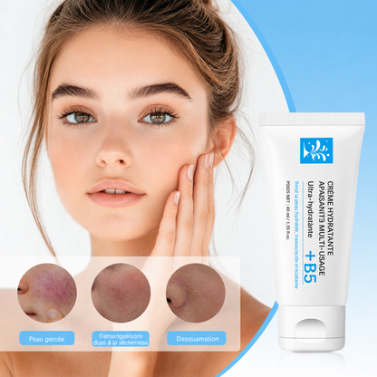 Crème visage B5 – Hydratation intense pour peau sèche