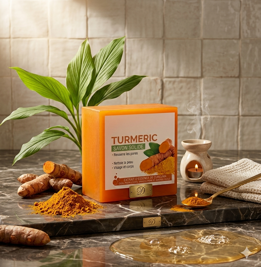 Savon Turmeric – Nettoyant Purifiant & Éclat Naturel