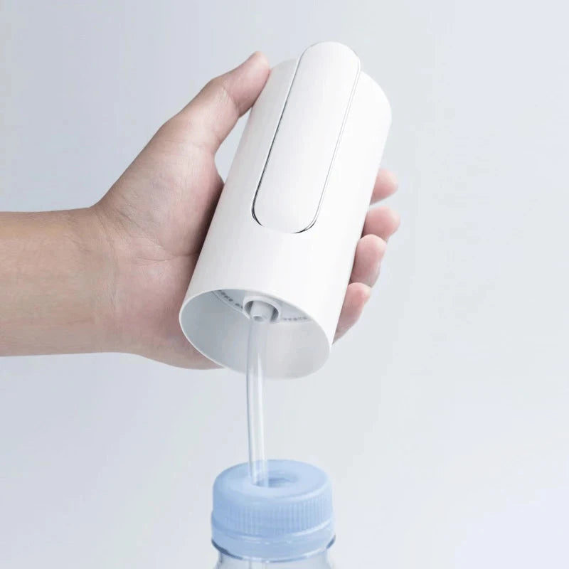 Water Bottle Pump Foldable Water Pump USB Automatic Dispenser Pump Button Control Portable Electric Water Dispenser Home Gadgets DIVINELLE BEAUTY