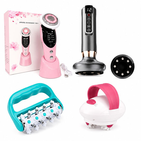 LumiSept | Coffret Beauté Complet – Facial 7-en-1, Corps & Anti-Cellulite