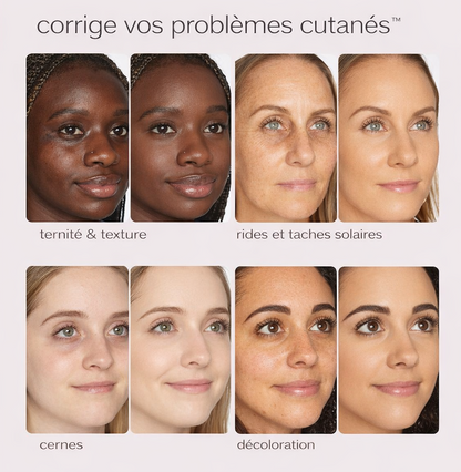 Nuancier teintes BB Crème Divinelle Beauty pour toutes les carnations