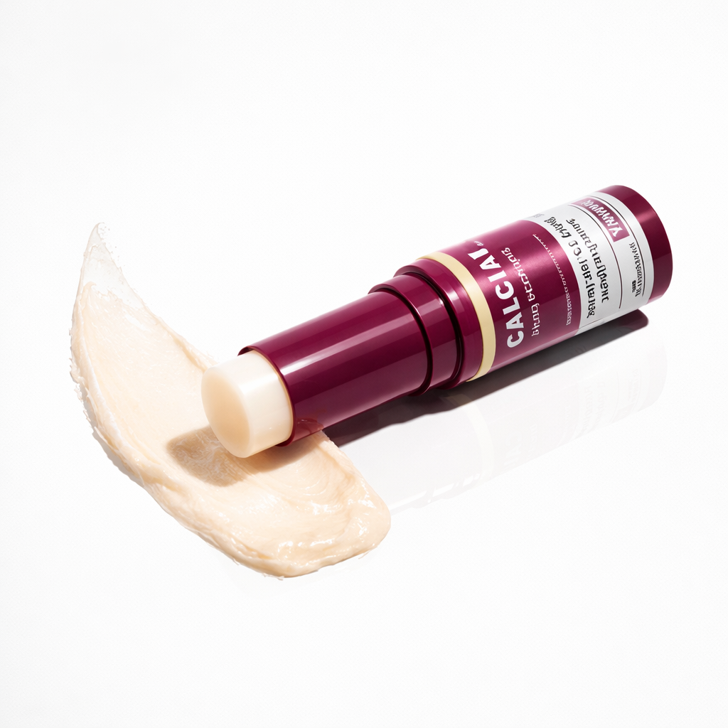 Texture onctueuse et fini lumineux du baume multi-usage au calcium.